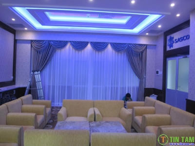 Giấy dán tường, rèm cửa phòng hội nghị sân bay Tân Sơn Nhất