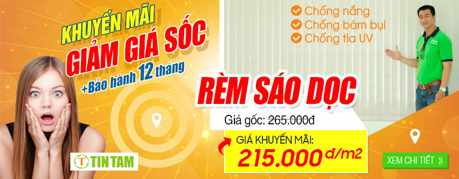 khuyen mai rem cua, man cua, khuyen mai man sao van phong