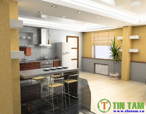 rèm cửa nhà bếp