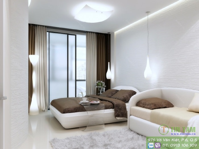 màn rèm cửa căn hộ đẹp