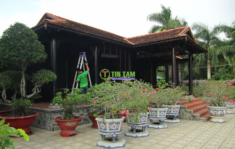 Thi công màn sáo gỗ tại Long An, TPHCM