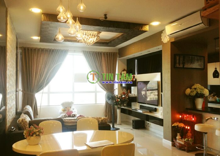 mẫu màn rèm cửa cao cấp đẹp cho căn hộ cao cấp tại căn hộ Sunrise city quận 7
